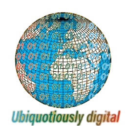 ResolSoft logo — a globe formed from binary digits in blue and orange